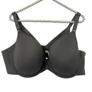 Cacique Bra Women’s Plus Sz 46C Gray  Lightly Lined Full Coverage Underwire